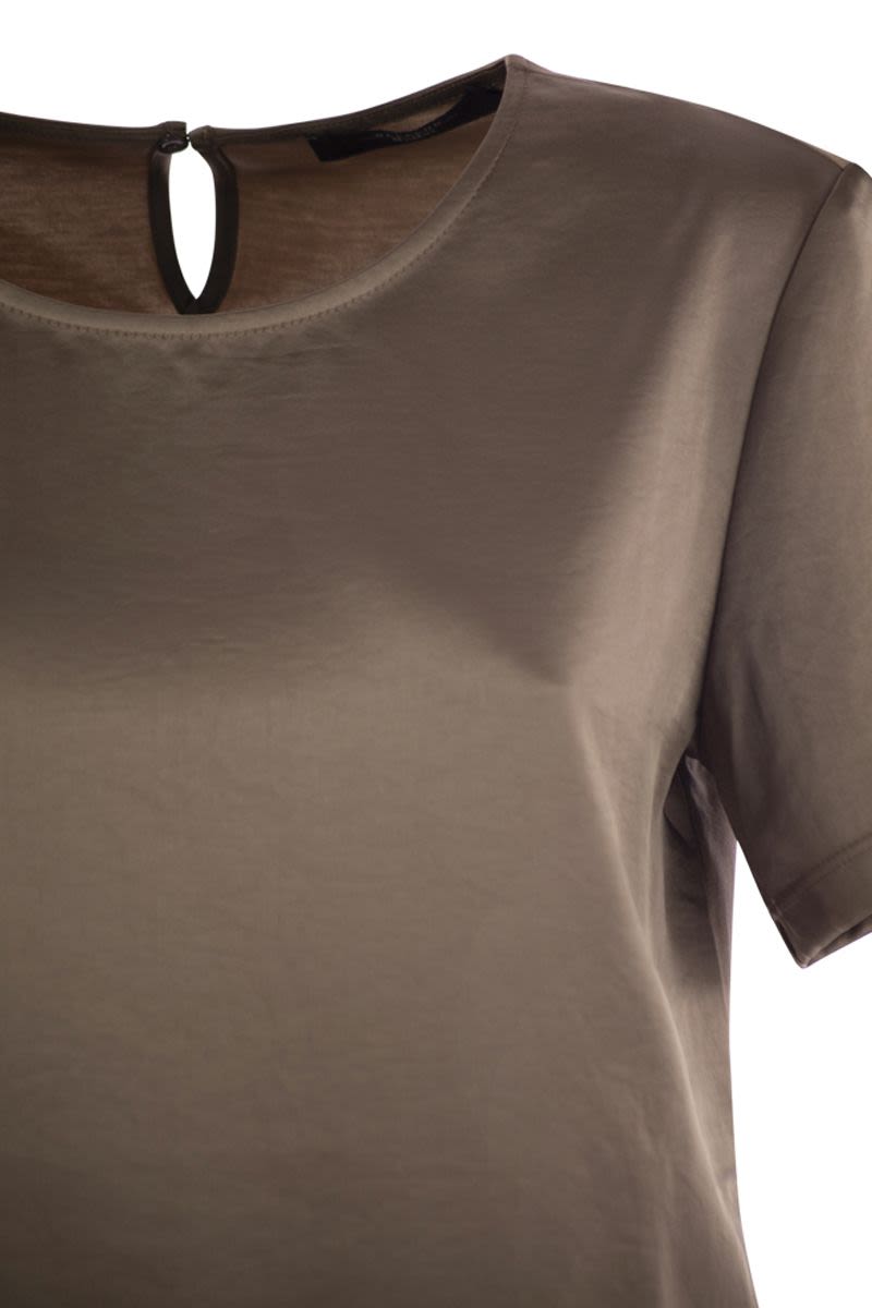 GILBERT サテン アンド ジャージ Tシャツ