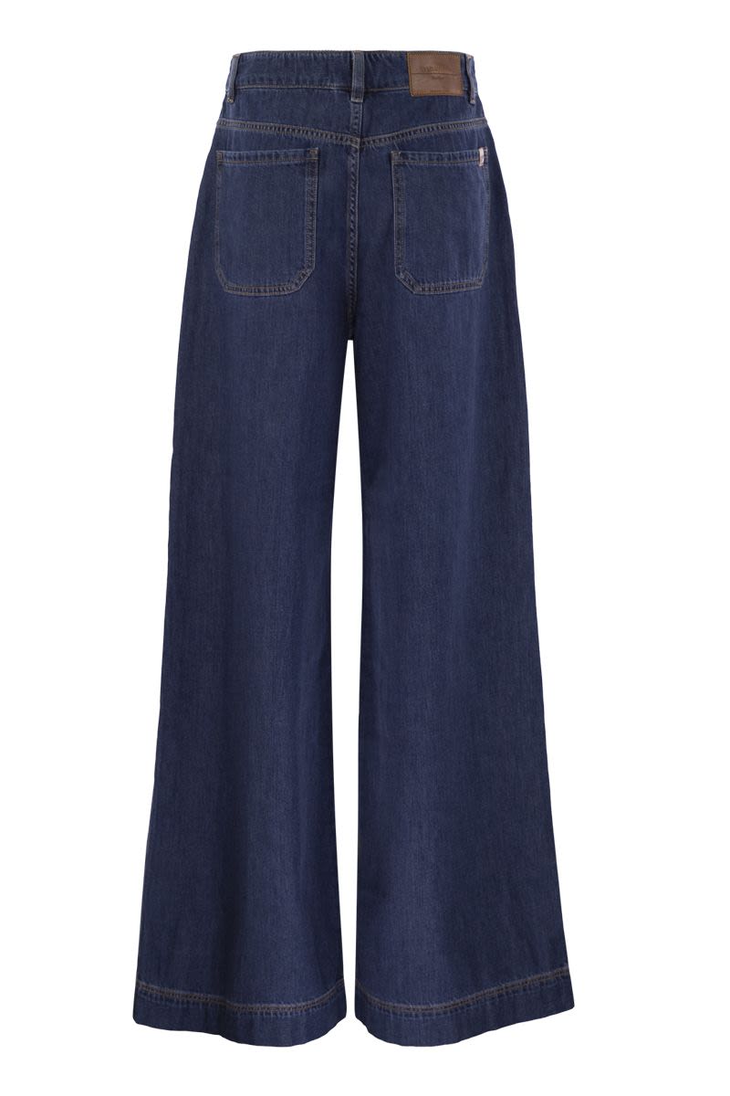 正規品★MAX MARA ワイドレッグ デニムジーンズ Max Mara/マックスマーラ｜デニム ワイドレッグ ジーンズ