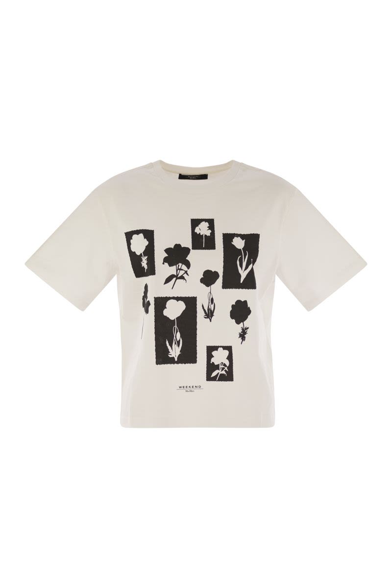 プリント オーガニック コットン Tシャツ