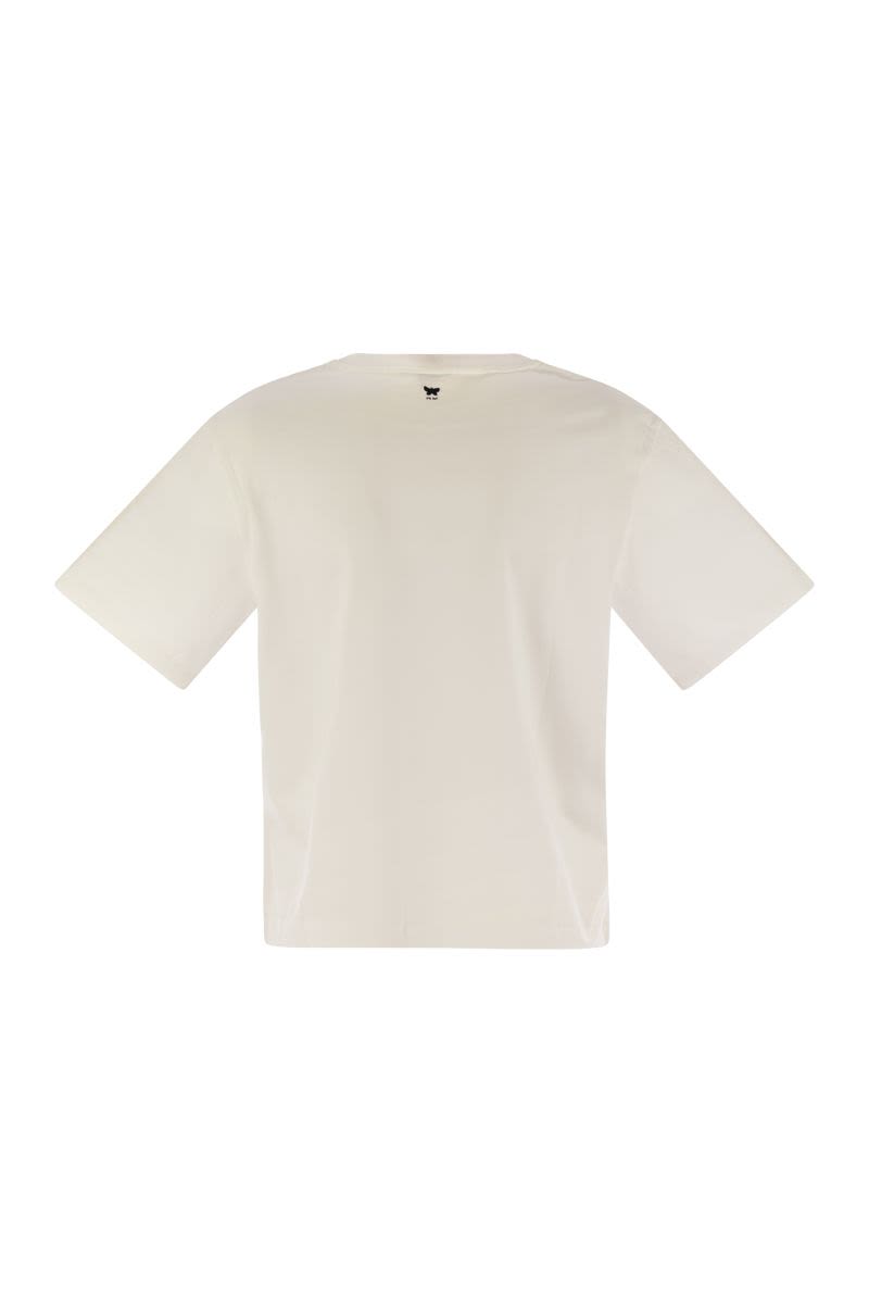 プリント オーガニック コットン Tシャツ