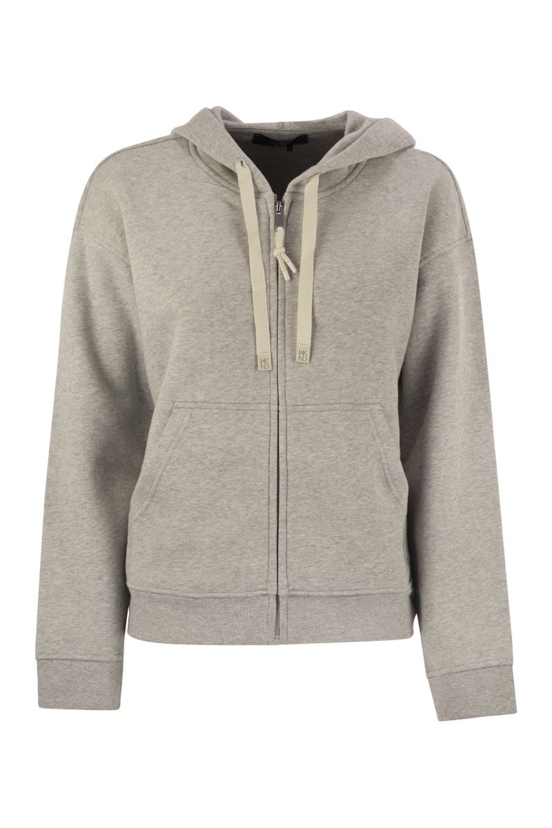 Max Mara/マックスマーラ｜ドッグ コットン ジップ スウェットシャツ