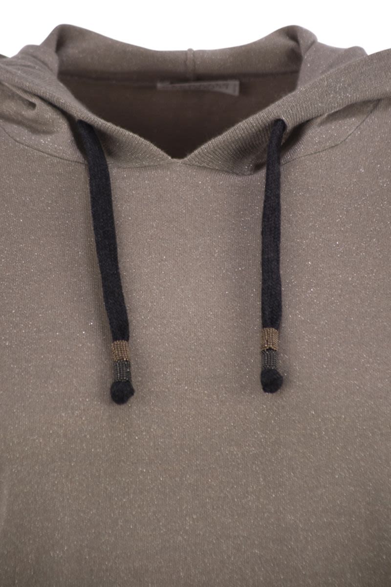 カシミア アンド シルク スウェットシャツ