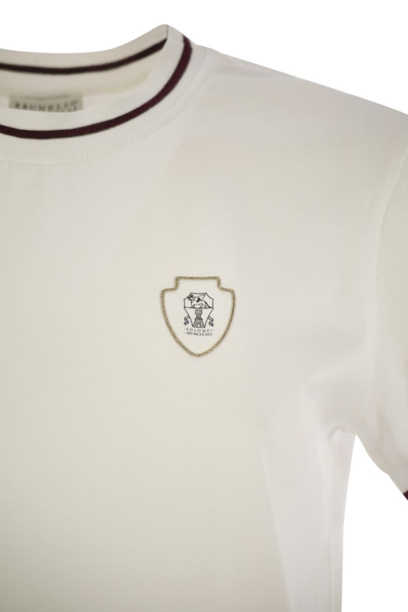 コットン ジャージ Tシャツ ウィズ ロゴ