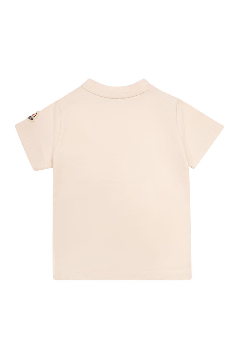 コットン Tシャツ ウィズ エンブロイダード ロゴ