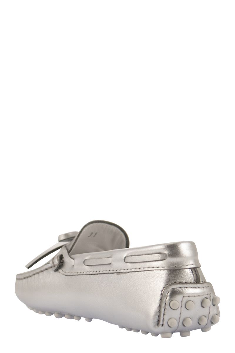 VIP♪ TOD'S トッズ Gommini Silver sandals 関税送料無料 Man ブラック トッズ ゴンミーニ バブル レザー サンダル