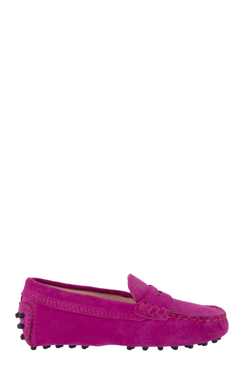✳︎美品✳︎ TOD’S JUNIOR トッズ　スエード　ローファー Tod's Kids/トッズキッズ｜ラバー スエード ローファー