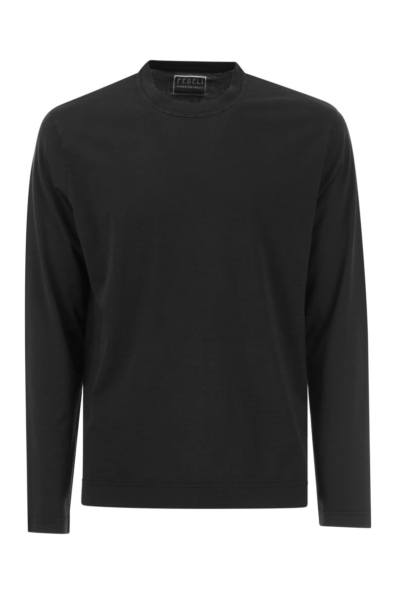 ロングスリーブ クルーネック Tシャツ