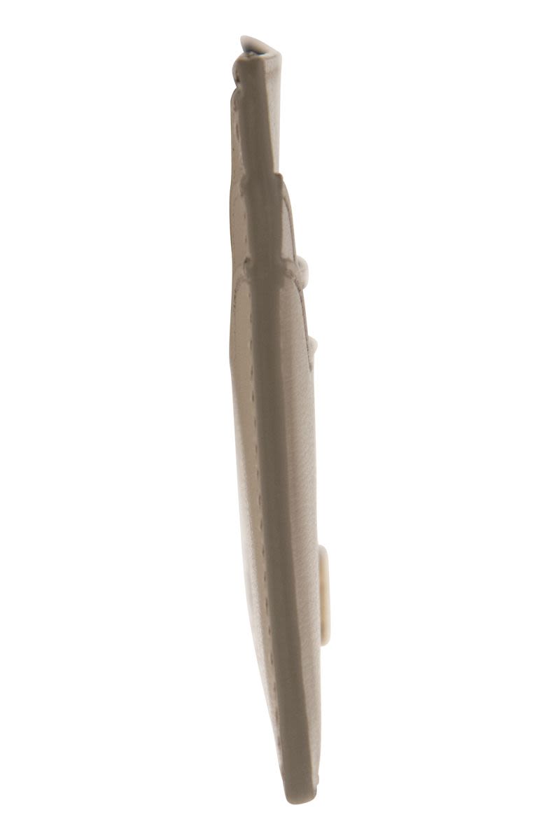 レザー カード ホルダー ロゴ