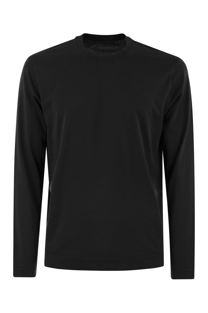 ロングスリーブ コットン Tシャツ
