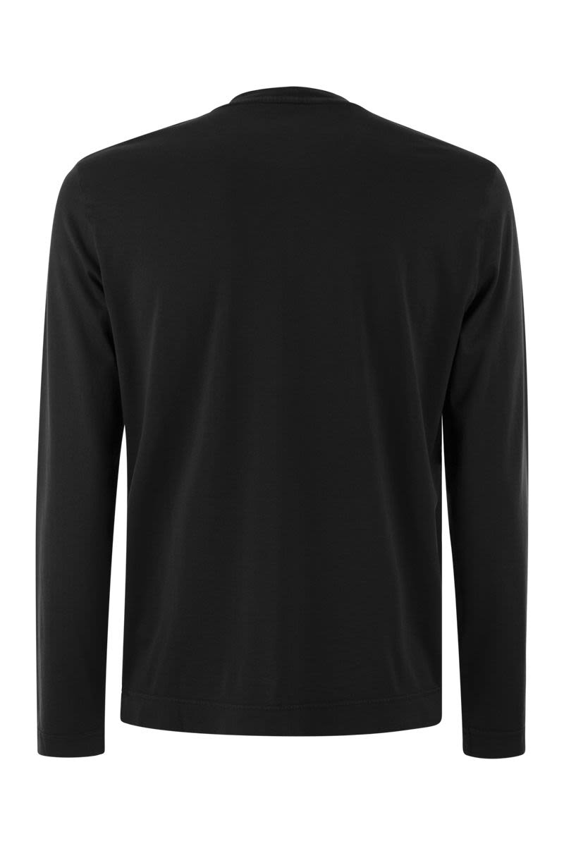 ロングスリーブ コットン Tシャツ