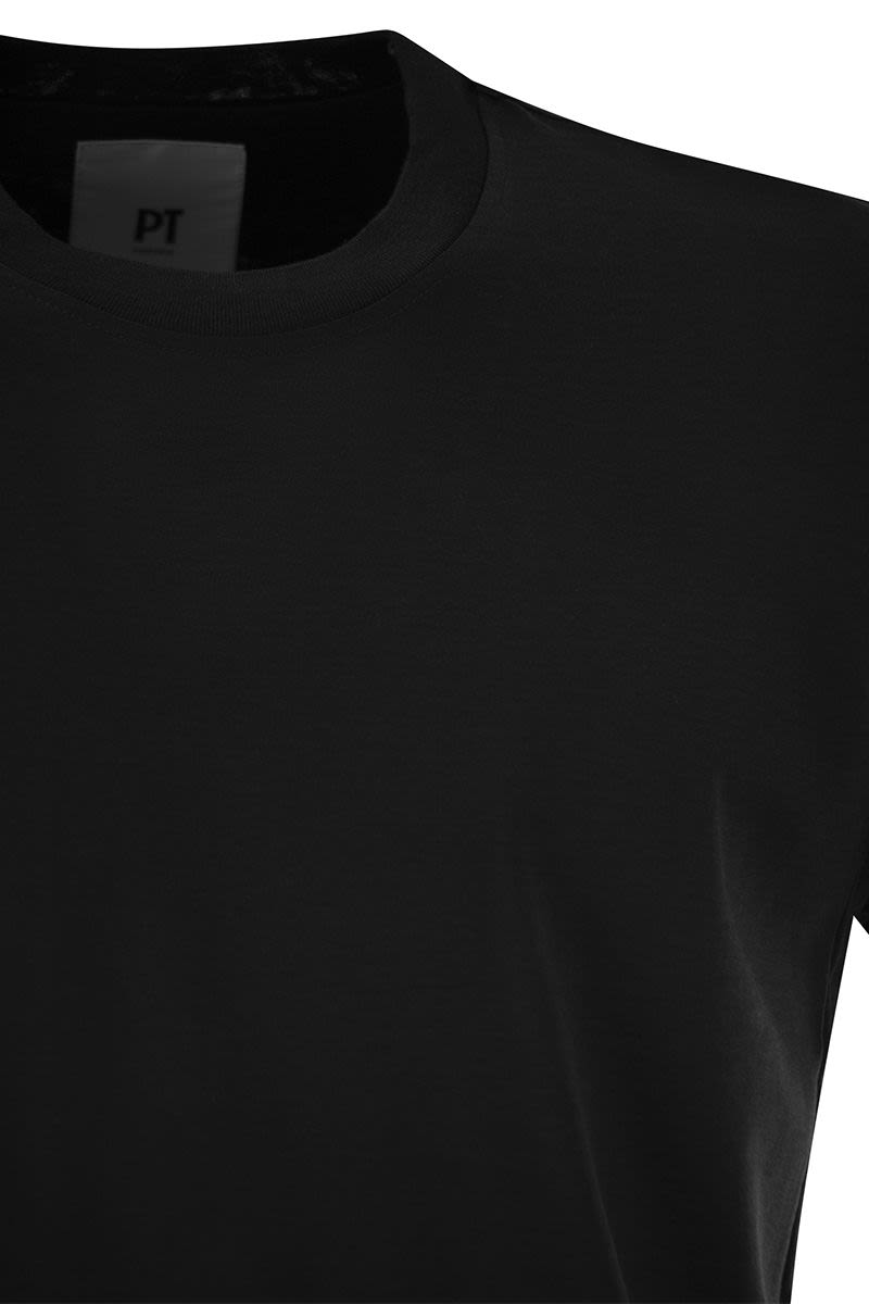 シルク アンド コットン Tシャツ