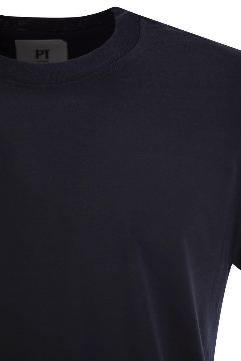 シルク アンド コットン Tシャツ