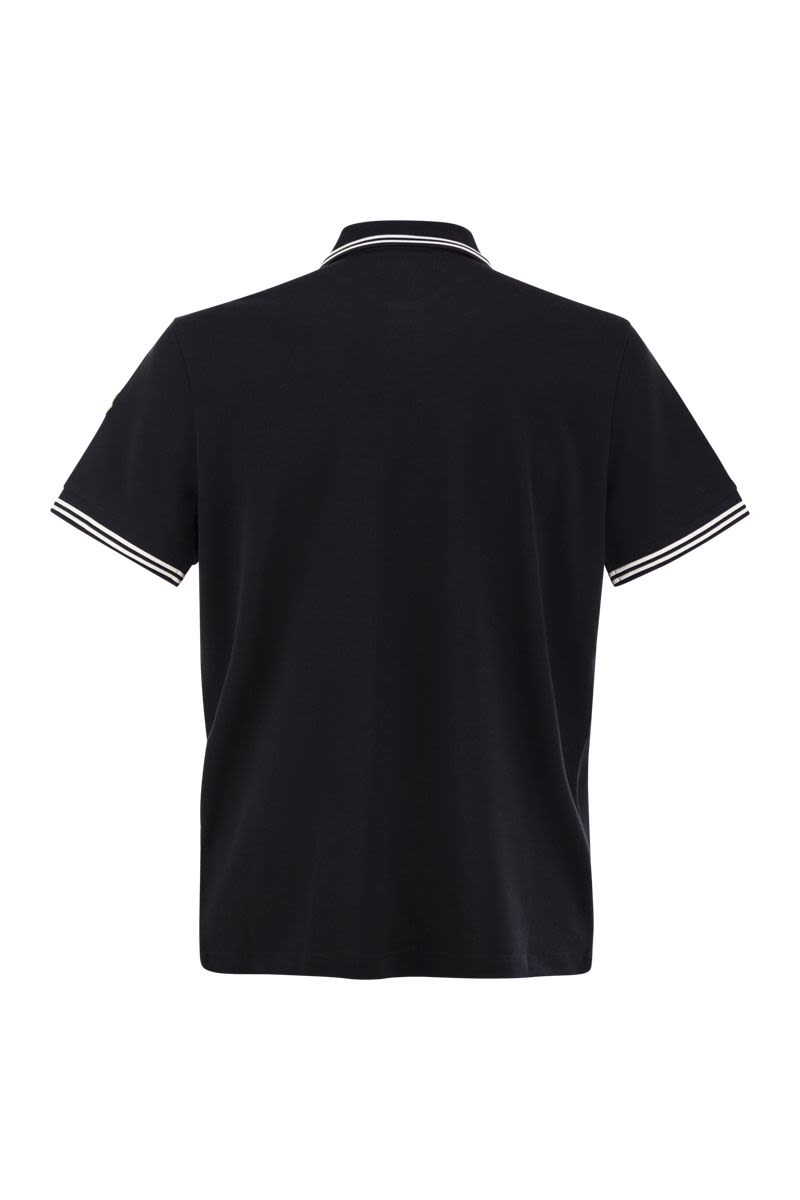 Moncler/モンクレール｜コットン ピケ ポロ シャツ ウィズ
