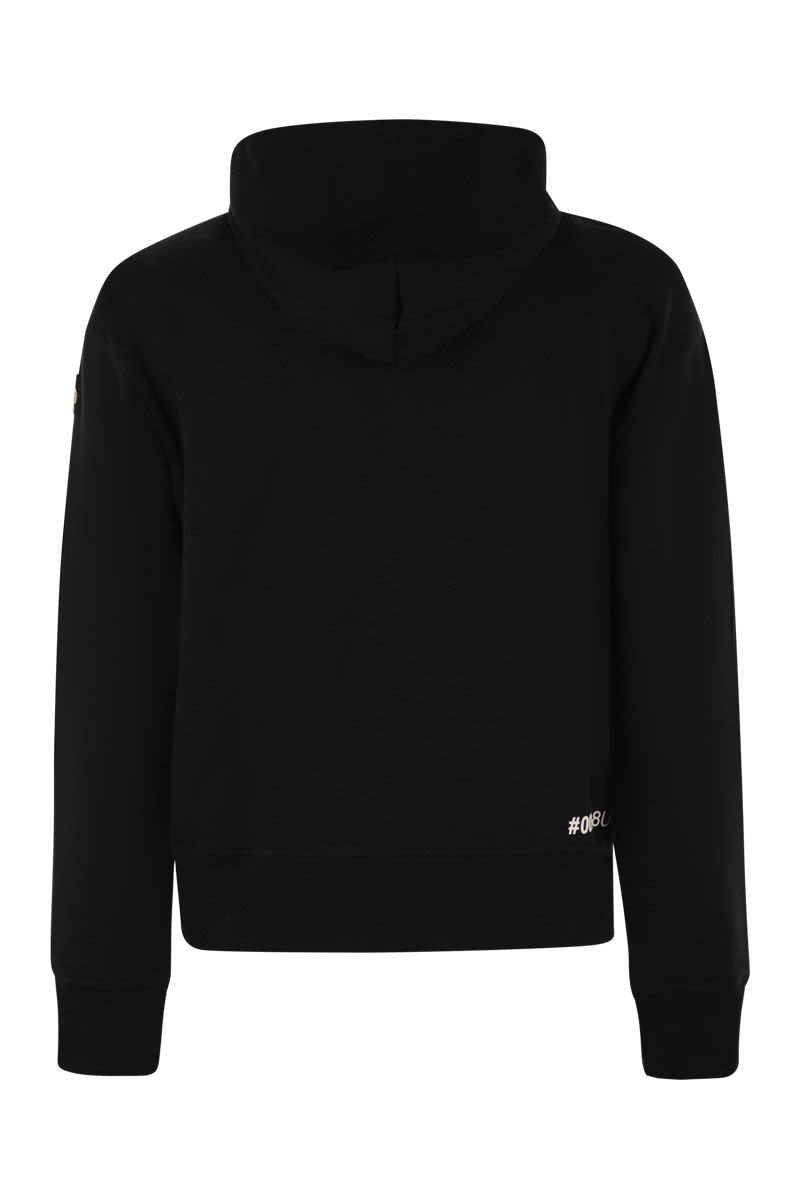 ロゴ コットン フーディー