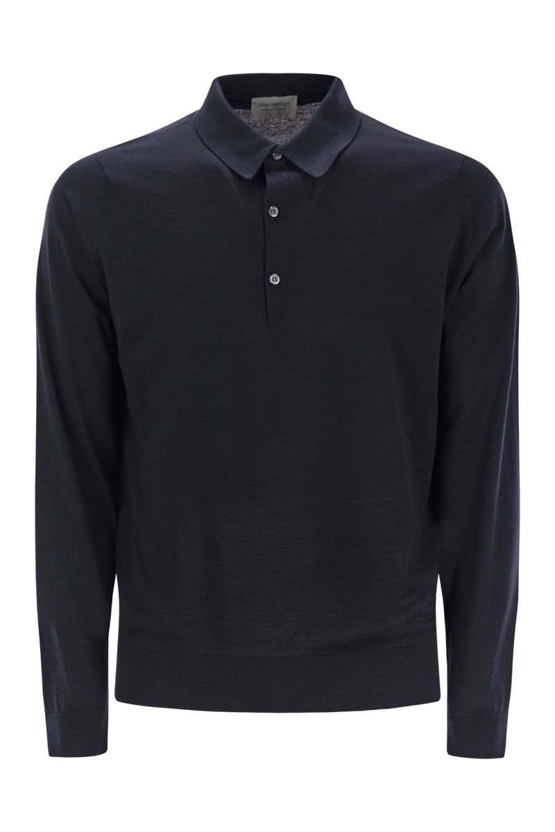 【専用】JOHN SMEDLEY ジョンスメドレー ロングスリーブポロシャツ John Smedley/ジョン スメドレー｜コットン ロングスリーブ ポロ