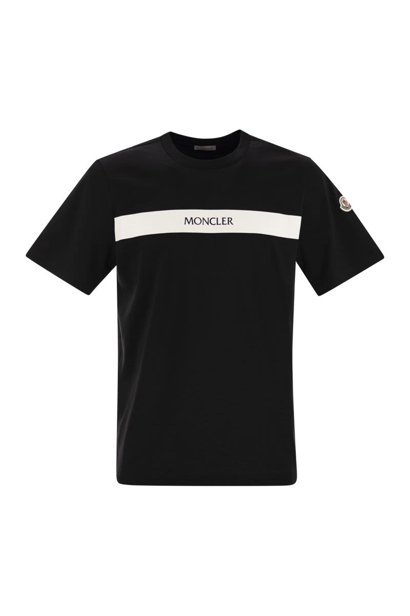 MONCLER - 【美品】MONCLER 半袖Tシャツ slimfit S ブラック