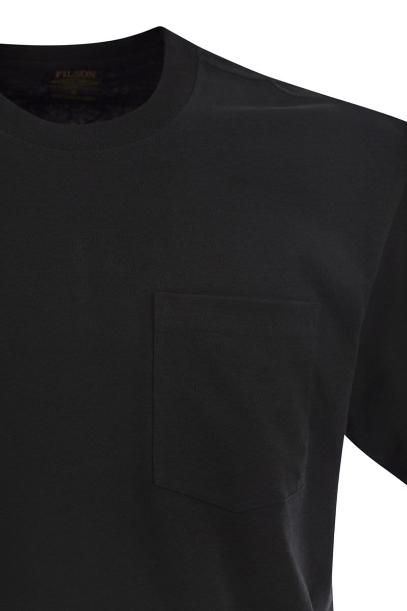コットン Tシャツ ウィズ ブレスト ポケット