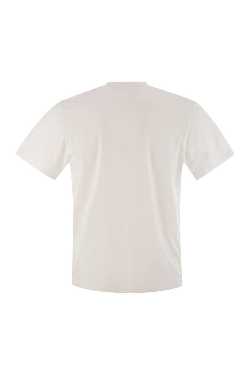 コットン Tシャツ ウィズ ロゴ パッチ
