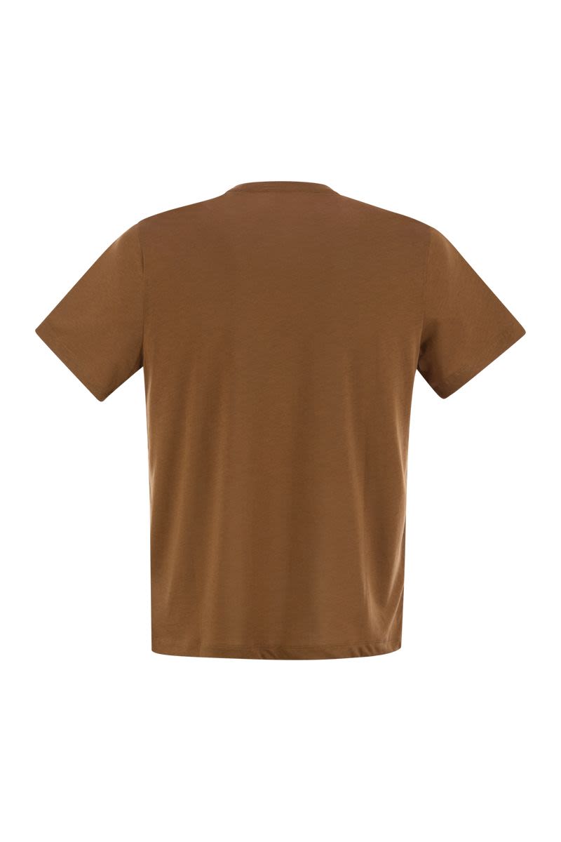 リヨセル クルーネック Tシャツ