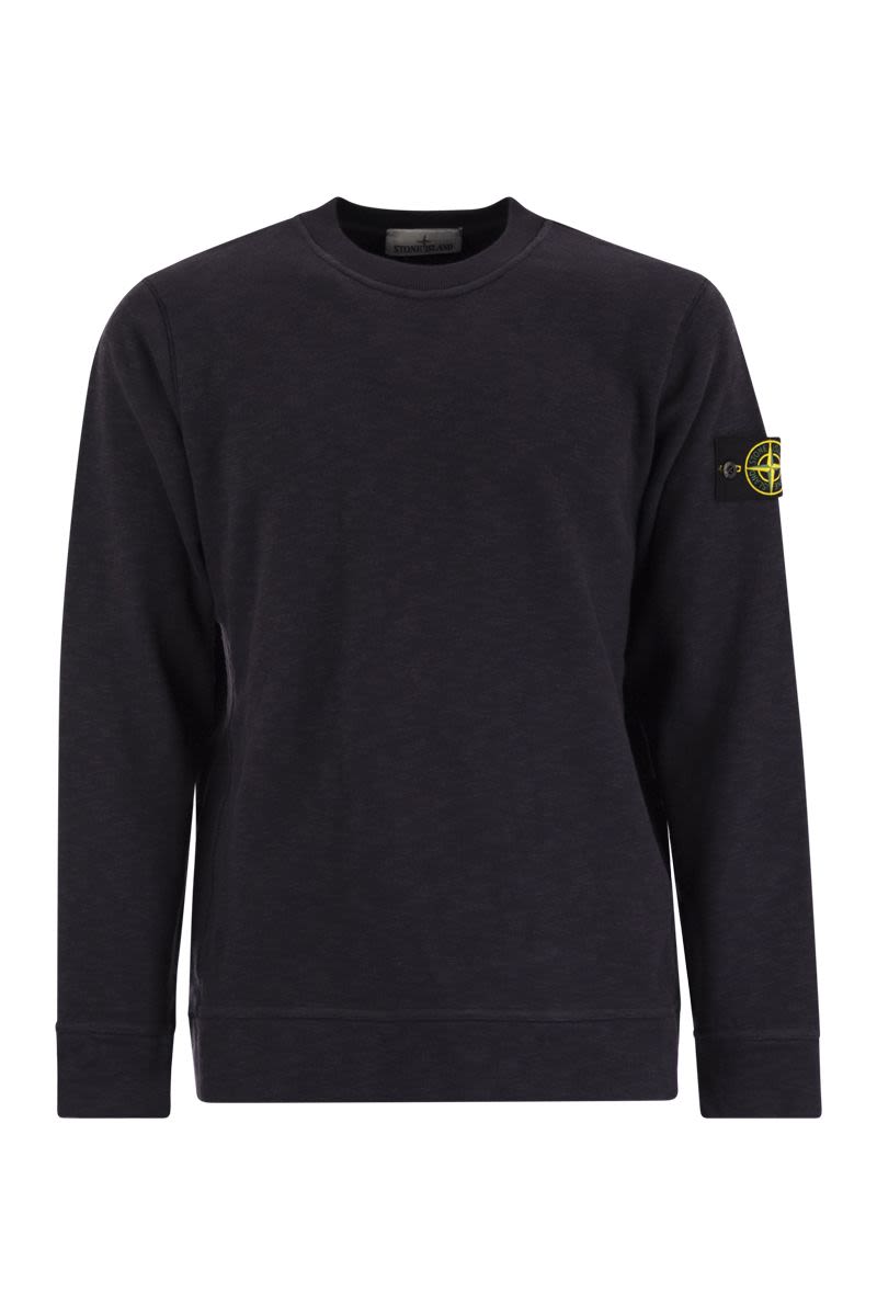 【国内在庫】STONE  ワッペン ロゴ スウェット 61241V0162 国内在庫】STONE ISLAND ワッペン ロゴ スウェット 61241V0162