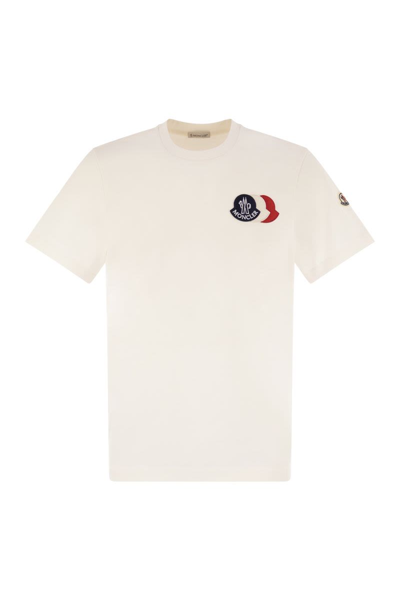 コットン Tシャツ ウィズ エンブロイダード ロゴ