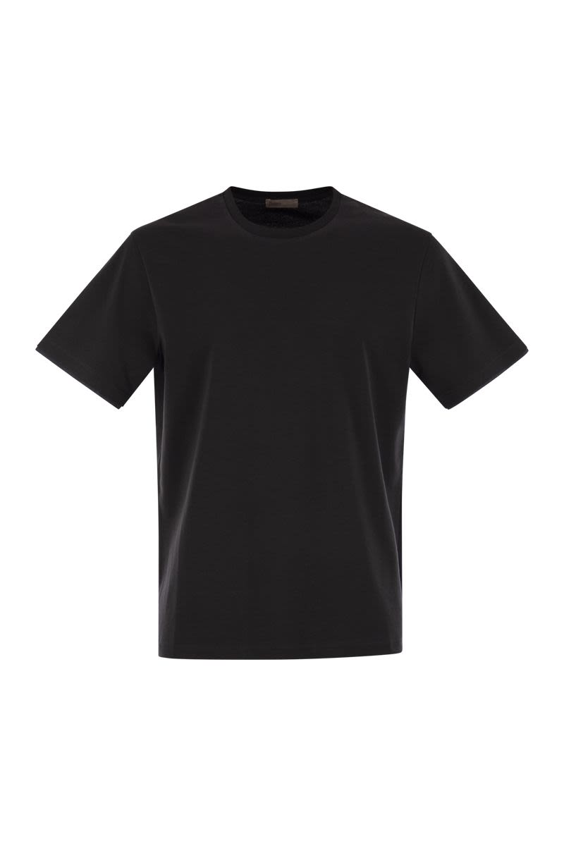 リゾート Tシャツ イン コットン アンド ライト ストレッチ ナイロン