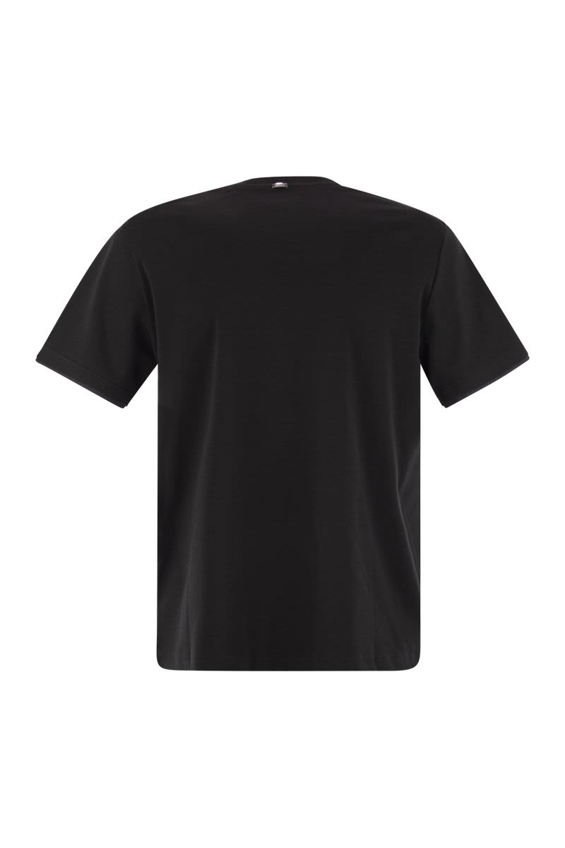 リゾート Tシャツ イン コットン アンド ライト ストレッチ ナイロン