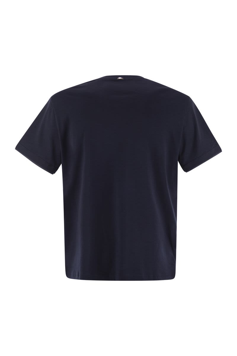 リゾート Tシャツ イン コットン アンド ライト ストレッチ ナイロン