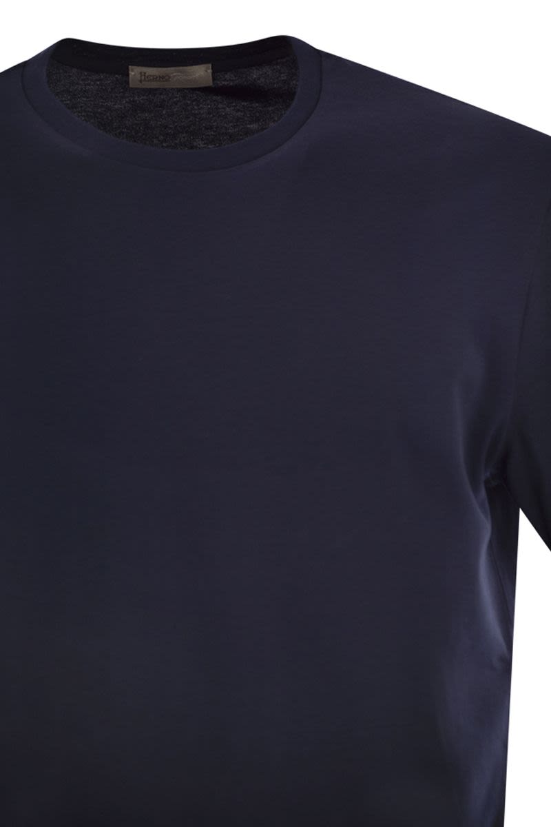 リゾート Tシャツ イン コットン アンド ライト ストレッチ ナイロン