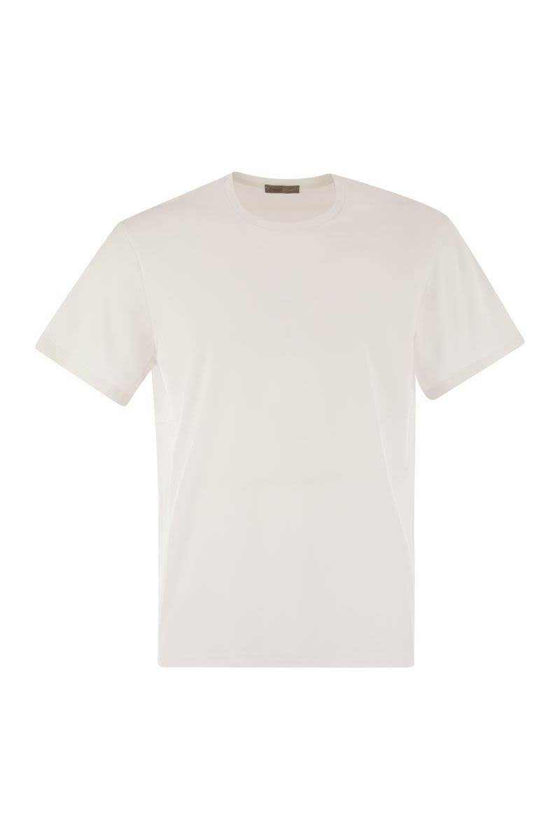 リゾート Tシャツ イン コットン アンド ライト ストレッチ ナイロン
