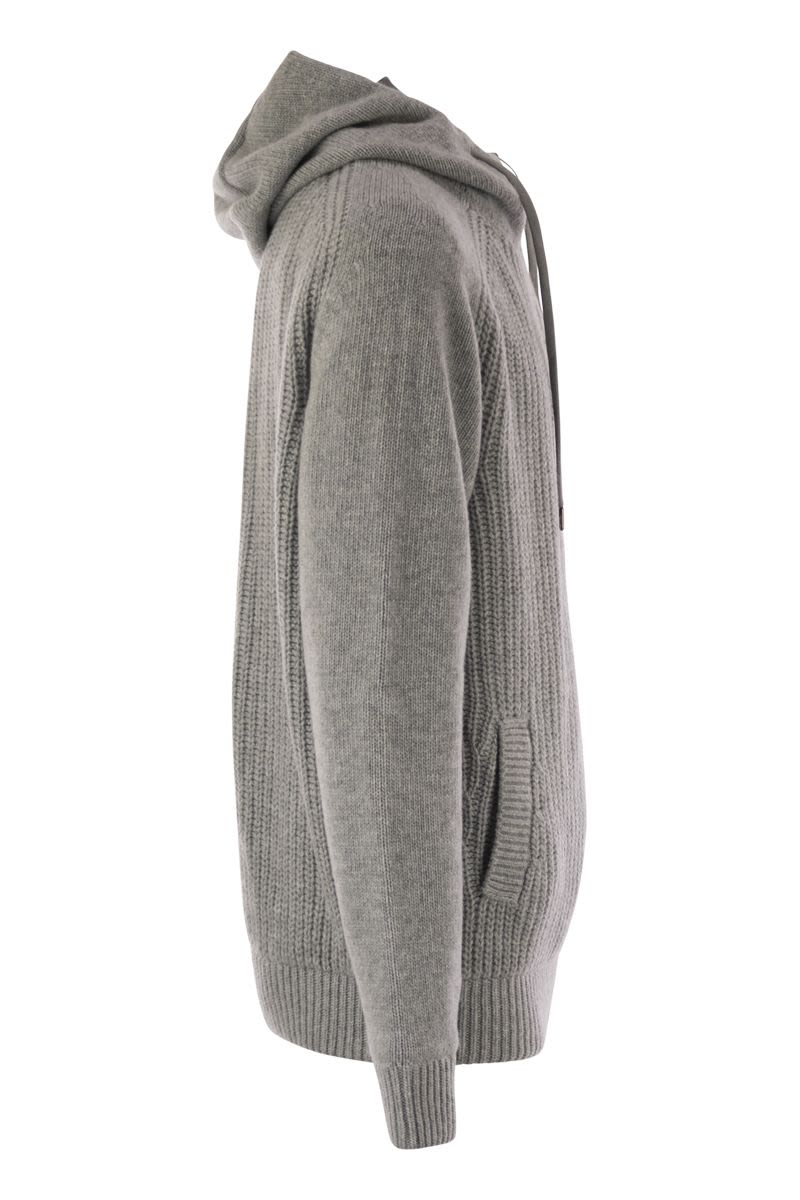 【送料込】HERNO エコアージュ&ニット ボンバージャケット BOMBER JACKET IN CASHMERE, SILK AND ECOAGE in Grey for Men