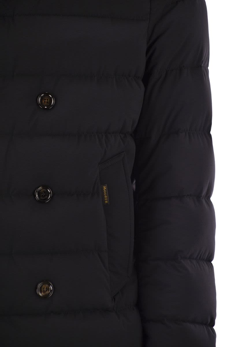 ダブルブレステッド ダウン ジャケット