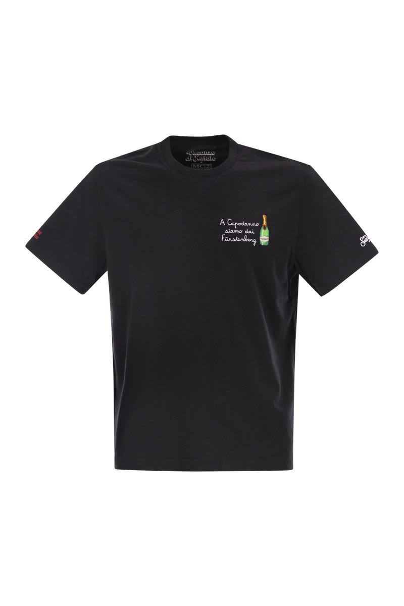 コットン Tシャツ ウィズ エンブロイダリー
