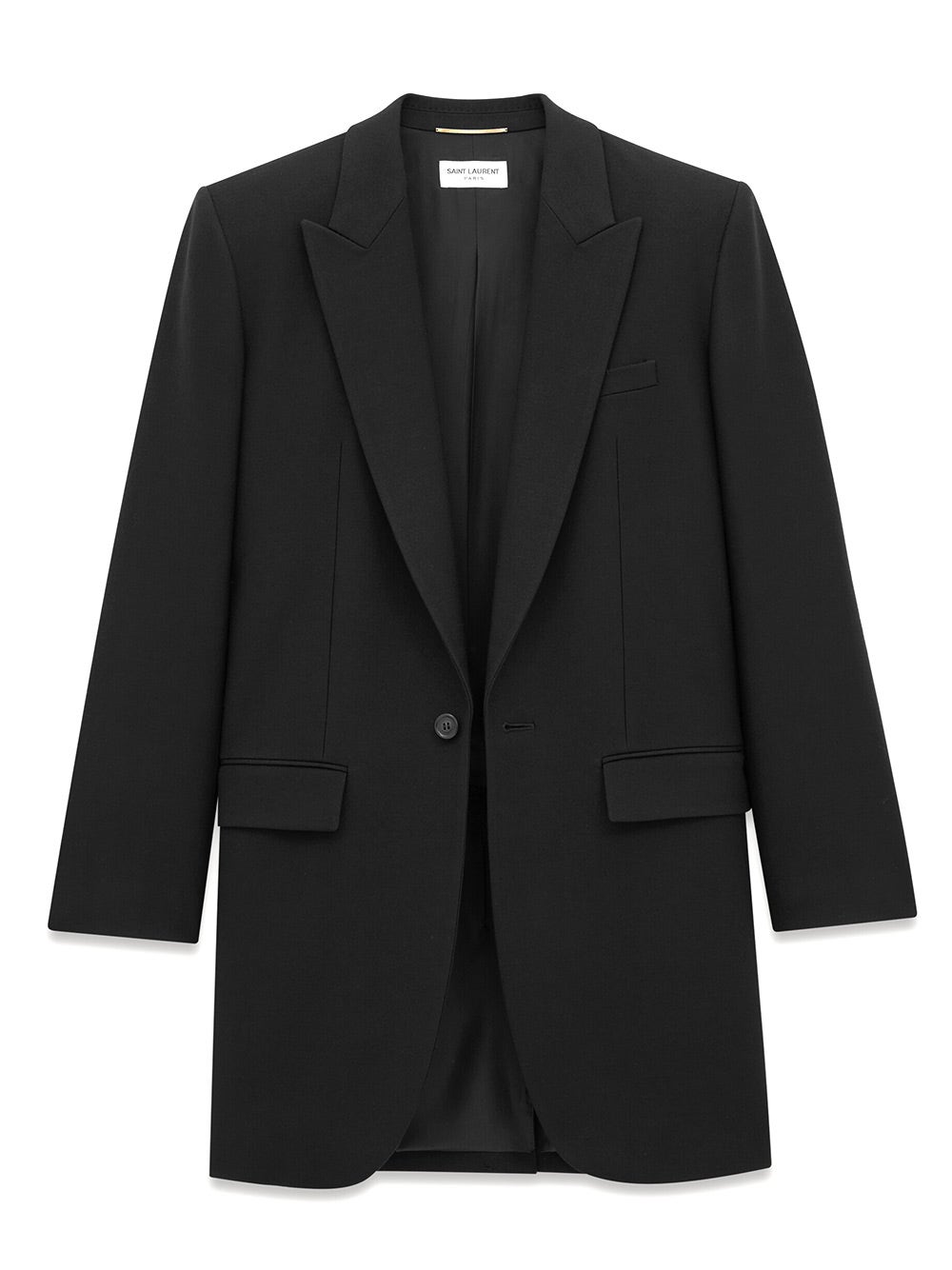 サンローラン ウールギャバジン ロングジャケット Saint Laurent/サンローラン｜ギャバジン ウール ジャケット