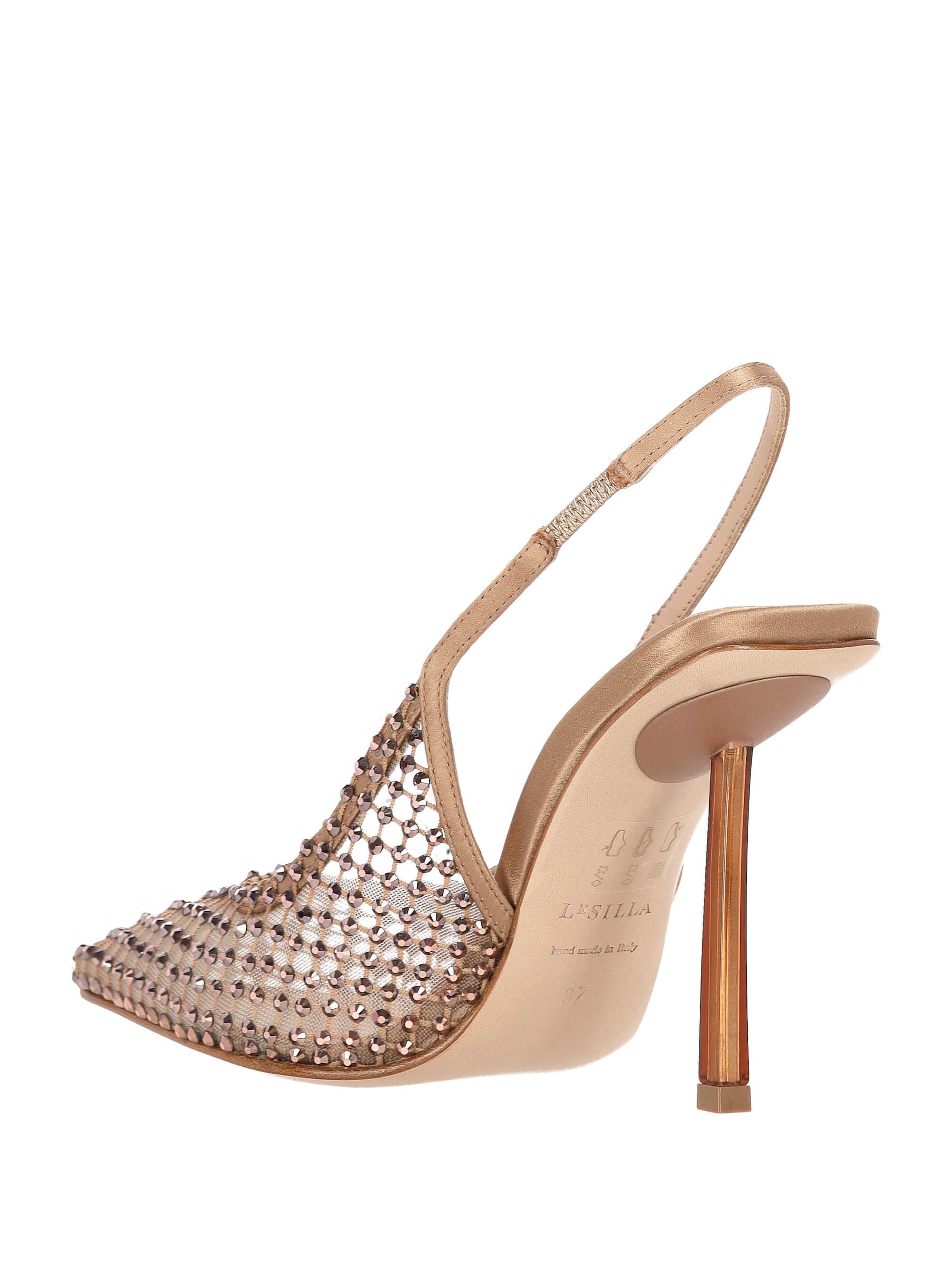 サンダル・ミュール LE SILLA SS25 Brown PVC Bella mules (6613B080BMPXDUR 733) 6622c100bxppkab723_sandalo_bel