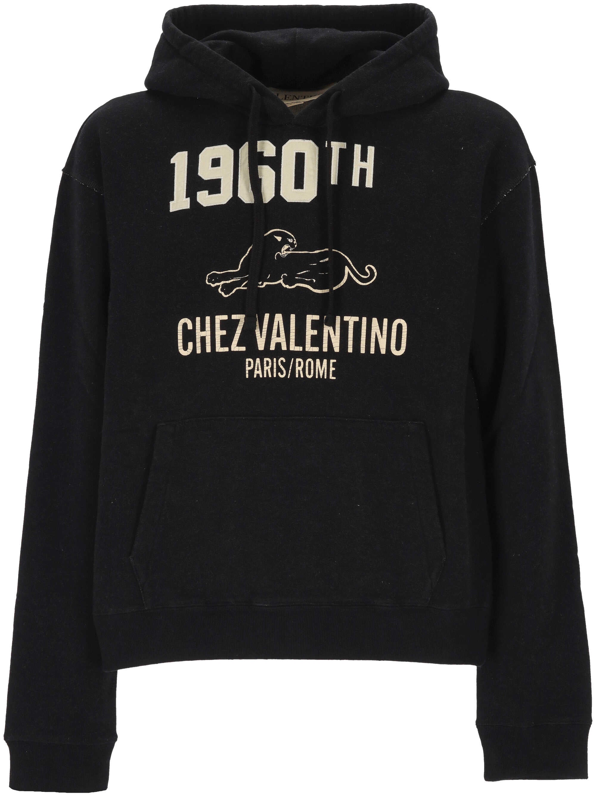 【関税込み】Valentino ブラック VLogo スウェットシャツ 21AW新品】【VALENTINO/ヴァレンティノ】VLOGO シグネチャー