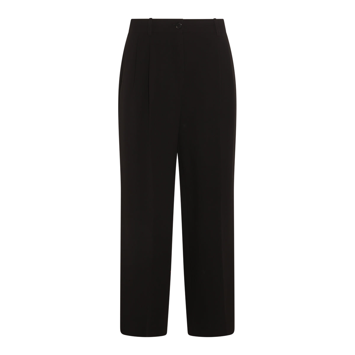 パンツ The Row FW23 The Row Trousers Black (7365 W2571BLK) The Row/ザ・ロウ｜ブラック ウール パンツ