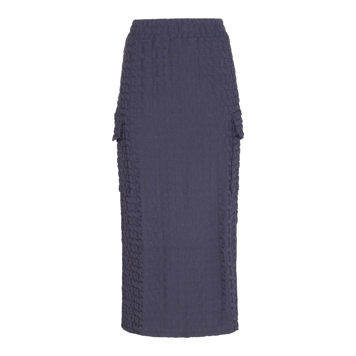 SUNNEI DARK NAVY ストレッチ ロング スカート Sunnei/スンネイ|ダーク ネイビー ストレッチ ロング スカート