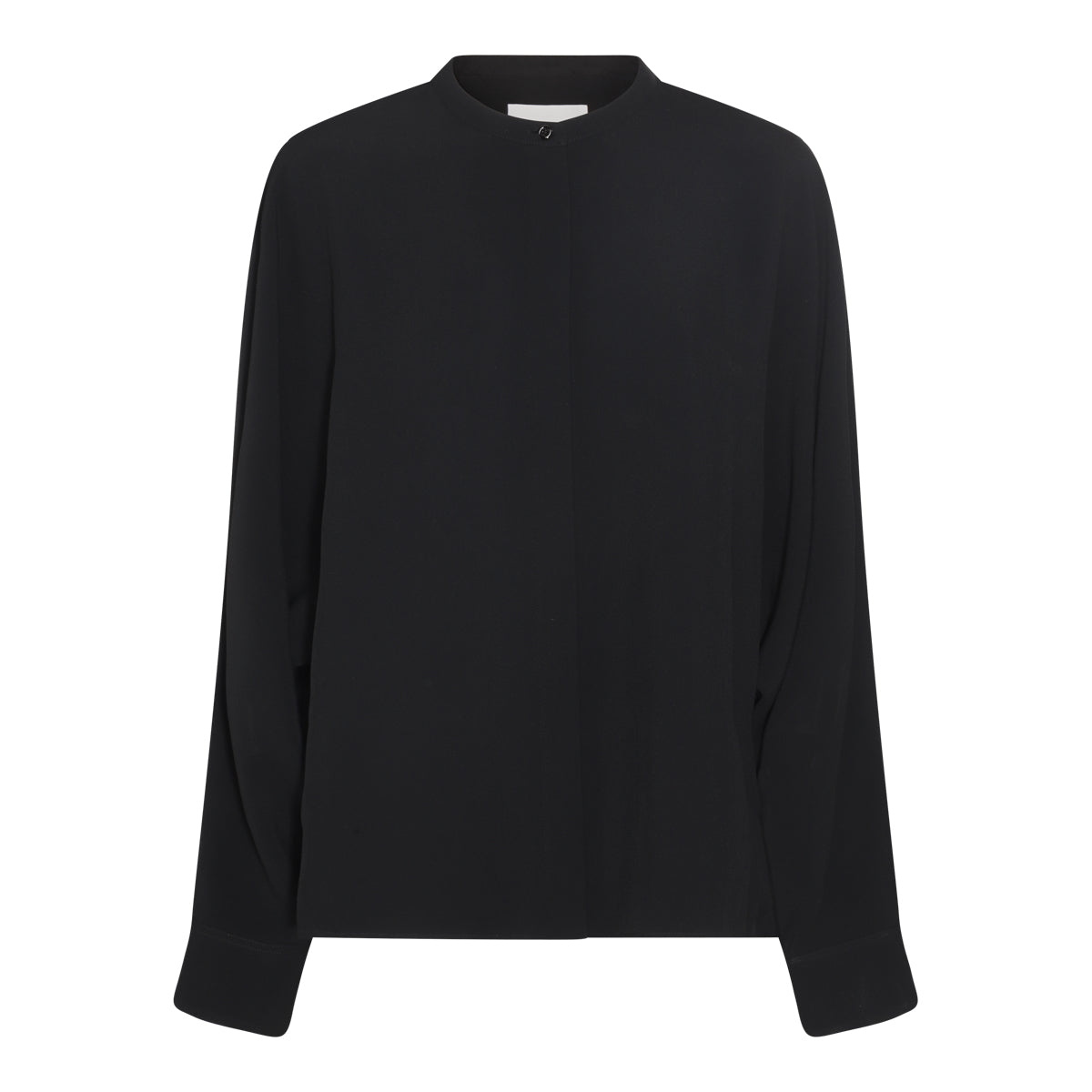 Jil Sander/ジルサンダー｜ブラック ビスコース ブレンド シャツ