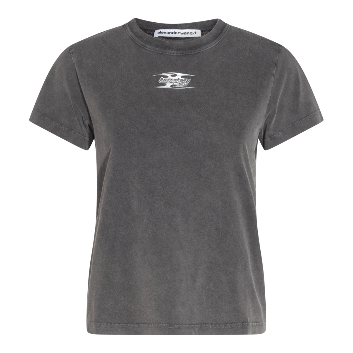 グレー コットン Tシャツ