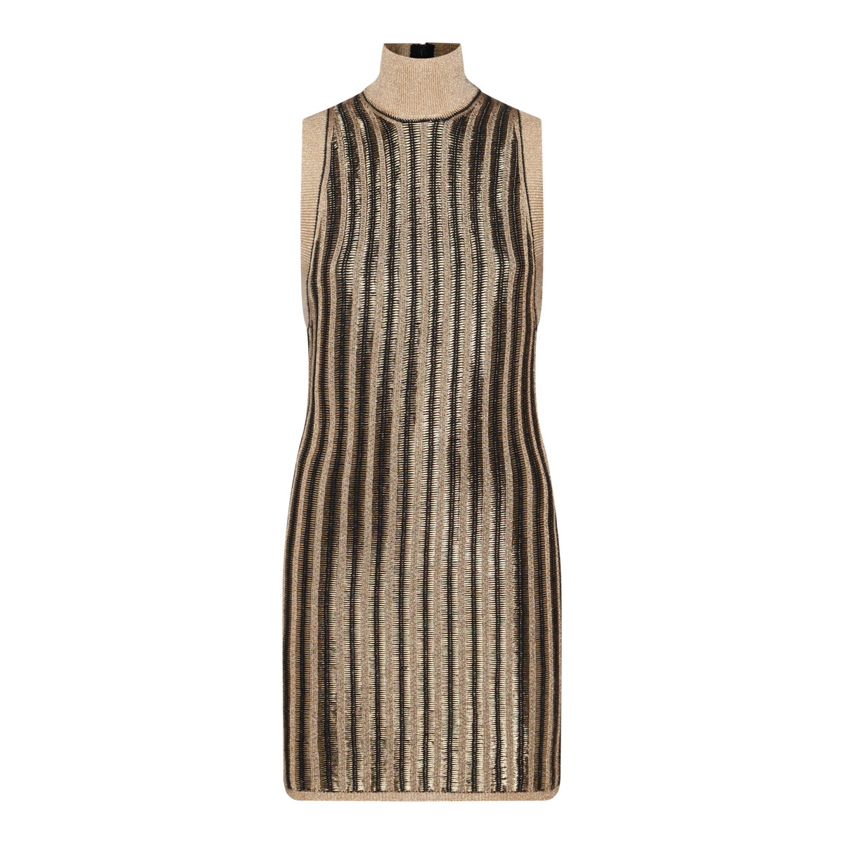【関税＆送料込み】Tom Ford Black And Gold Wool Dress Tom Ford/トムフォード｜ブラック アンド ゴールド ウール ドレス