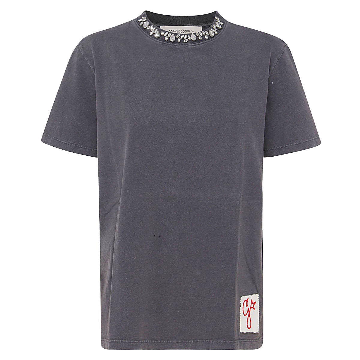グレー コットン Tシャツ