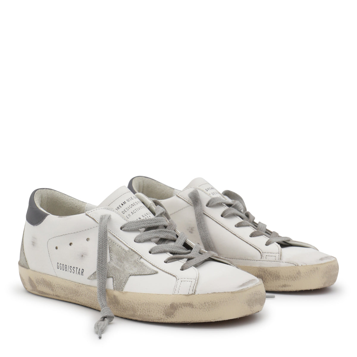 Golden Goose/ゴールデングース｜ホワイト アンド グレー レザー
