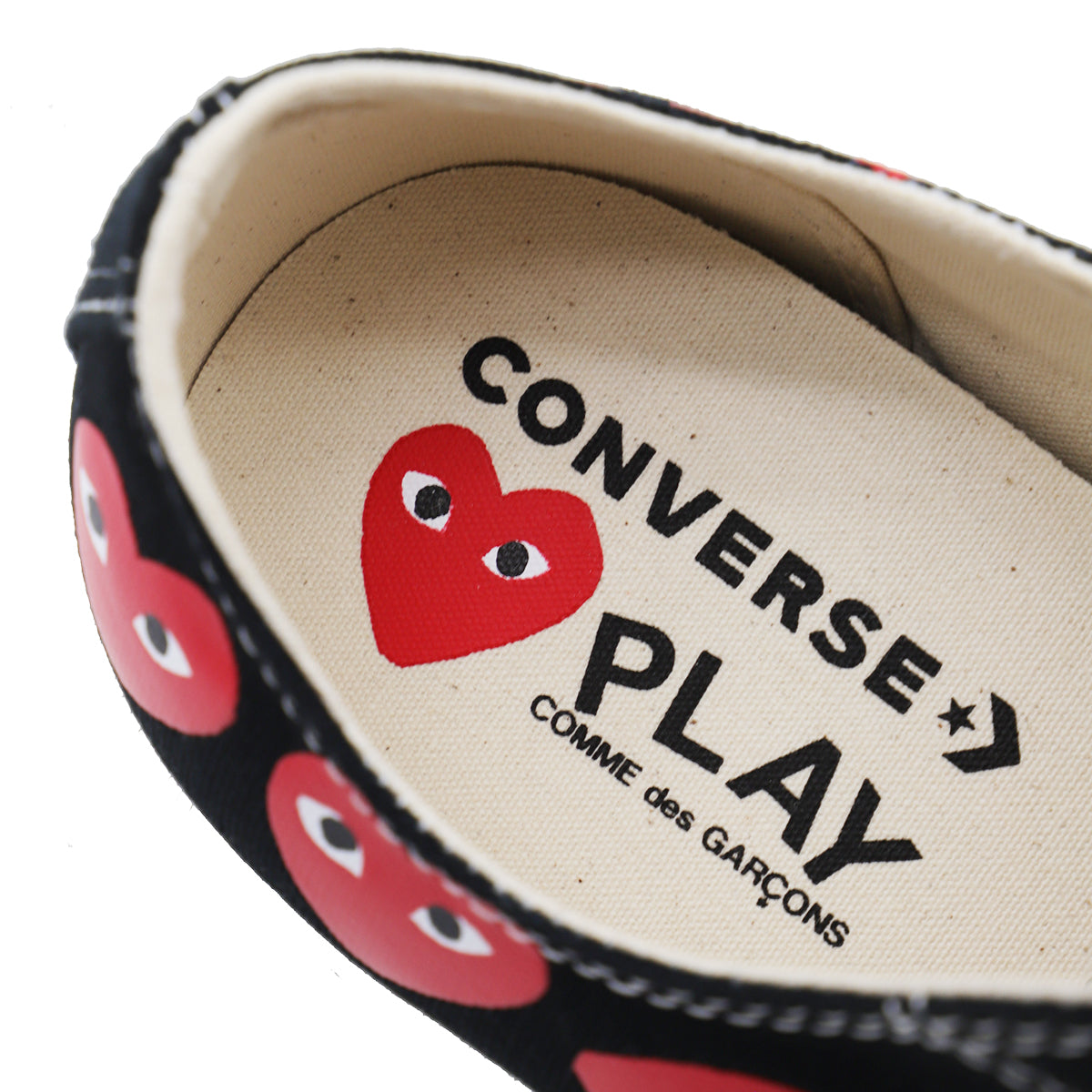 Comme Des Garcons/コムデギャルソン｜ブラック コットン スニーカー