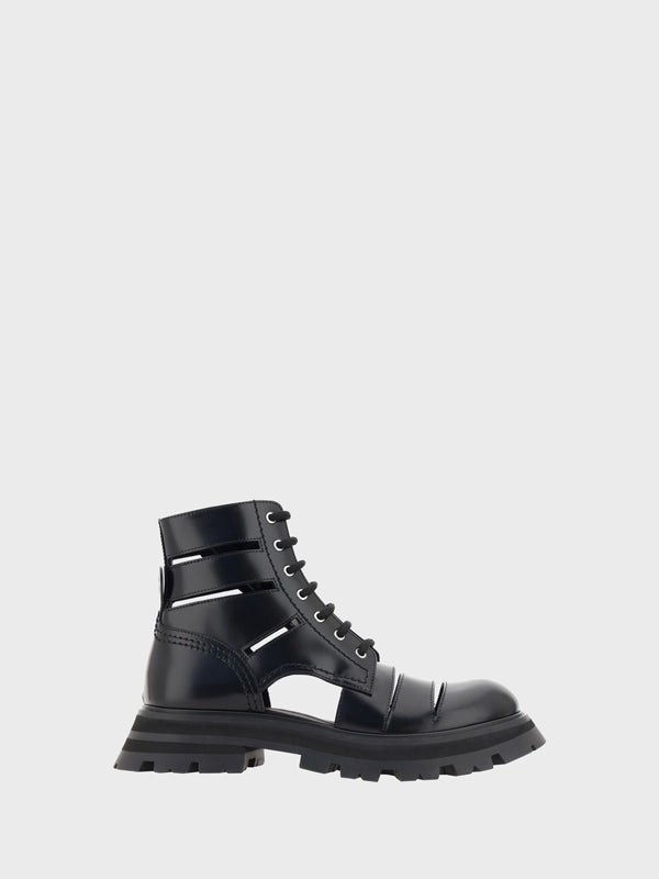 [ALEXANDER MCQUEEN] ワンダー コンバットブーツ Alexander McQueen/アレキサンダーマックイーン｜ワンダー