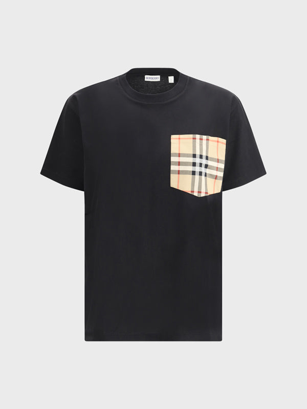 アーカイブ チェック ポケット Tシャツ