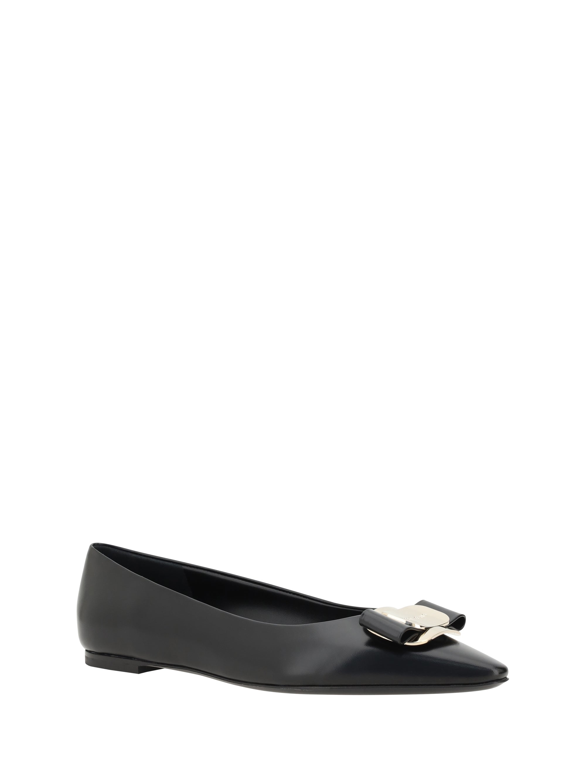 Ferragamo6月まで❗️リボン付き バレリーナフラット Salvatore Ferragamo/サルヴァトーレフェラガモ｜バレリーナ