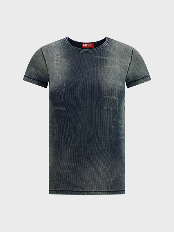 diesel リブロンT T-CROT （MEN）: オーバーサイズロングTシャツ｜ディーゼル