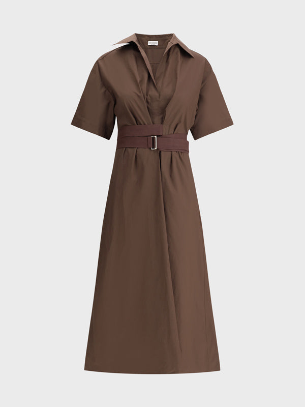 ロング コットン ドレス