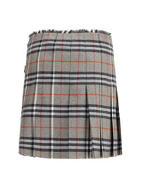 Burberry★バーバリー チェック ウール ミニスカート 三越伊勢丹 | burberry/バーバリー通販 | チェック ウール